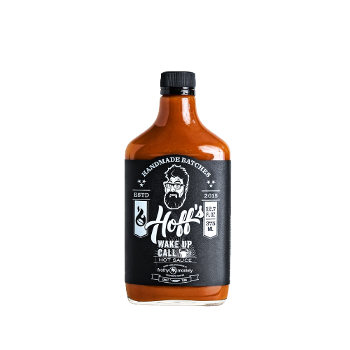 Hoff & Pepper Wake Up Call - Sweet/Spicy Hot Sauce w/ Coffee 375ml